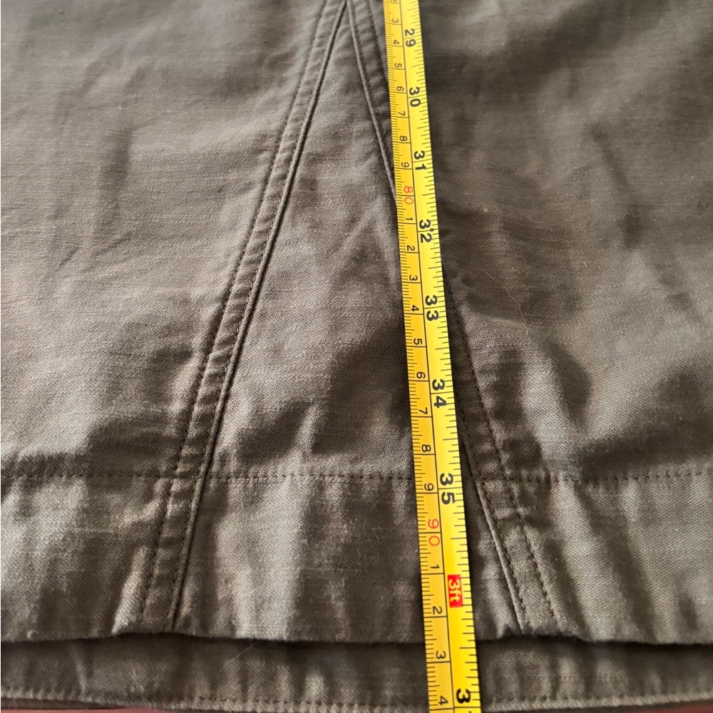 🫒 Needles Japan Olive Fatigue Skirt Unisex Size 34 🫒 - Picture 10 of 14